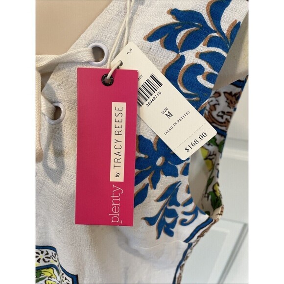 Anthropologie NWT Tracy Reese Womens Size M White Boho Print Sheath Dress $168.0 - Picture 7 of 12